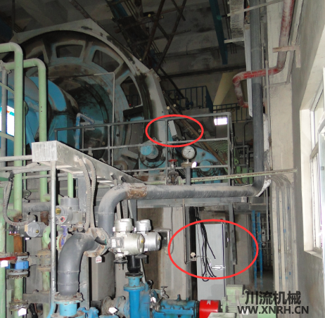 熱電廠石灰石磨機開式齒輪潤滑系統